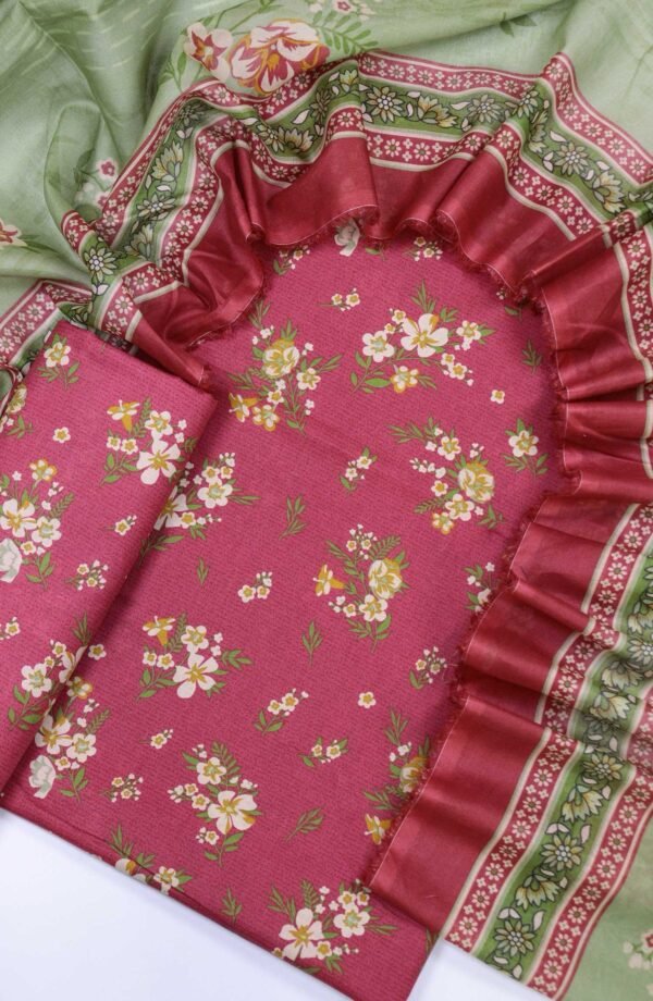Bin Saeed Unstitched Digital Printed Summer Lawn Collection 2025 - D50