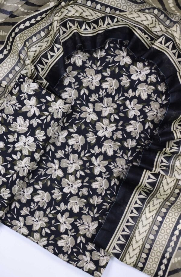 Bin Saeed Unstitched Digital Printed Summer Lawn Collection 2025 - D53