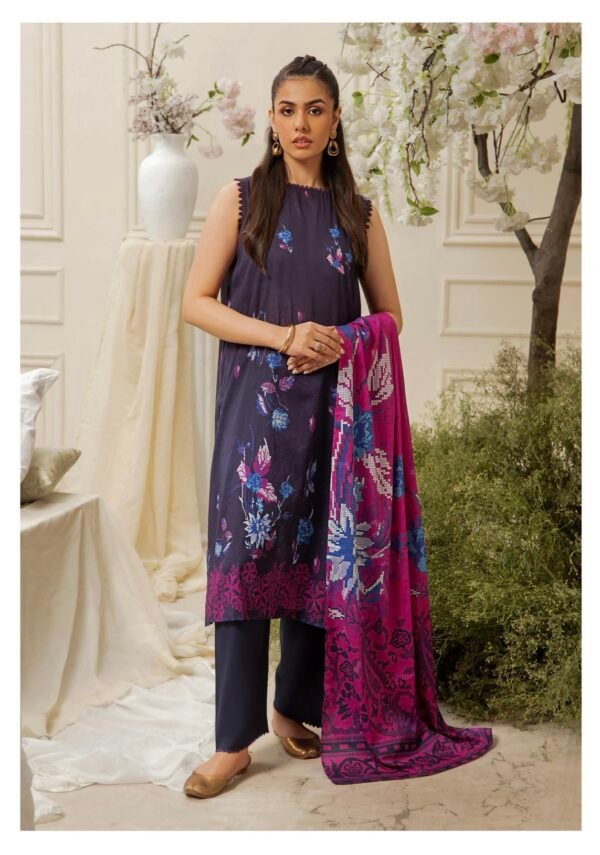 VINTaGE FLaIR By Gull Jee - Unstitched 3 Piece Lawn Collection VOL-01 / EDIT 25 - D09
