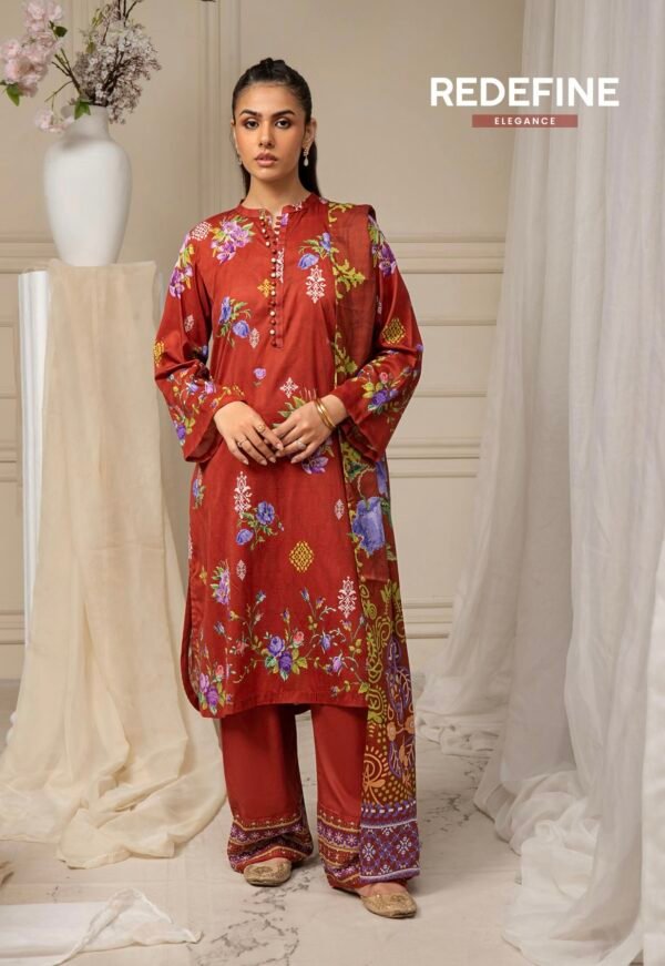 VINTaGE FLaIR By Gull Jee - Unstitched 3 Piece Lawn Collection VOL-01 / EDIT 25 - D10