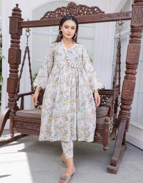 Bau-G Stitched 2Pcs Lawn Collection 2025 - Grey