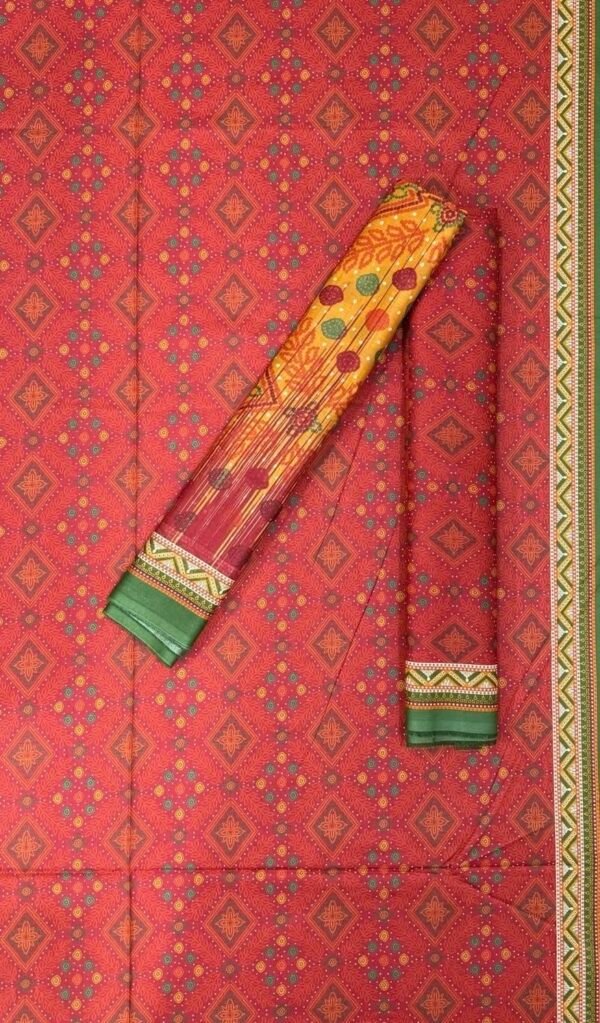 Bin Saeed Unstitched Digital Printed Summer Lawn Collection 2025 - D58