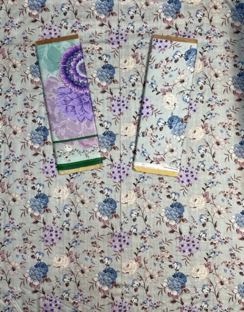 Al Karam Kasturi Printed Unstitched 3 Piece Lawn Collection 2025 - D18