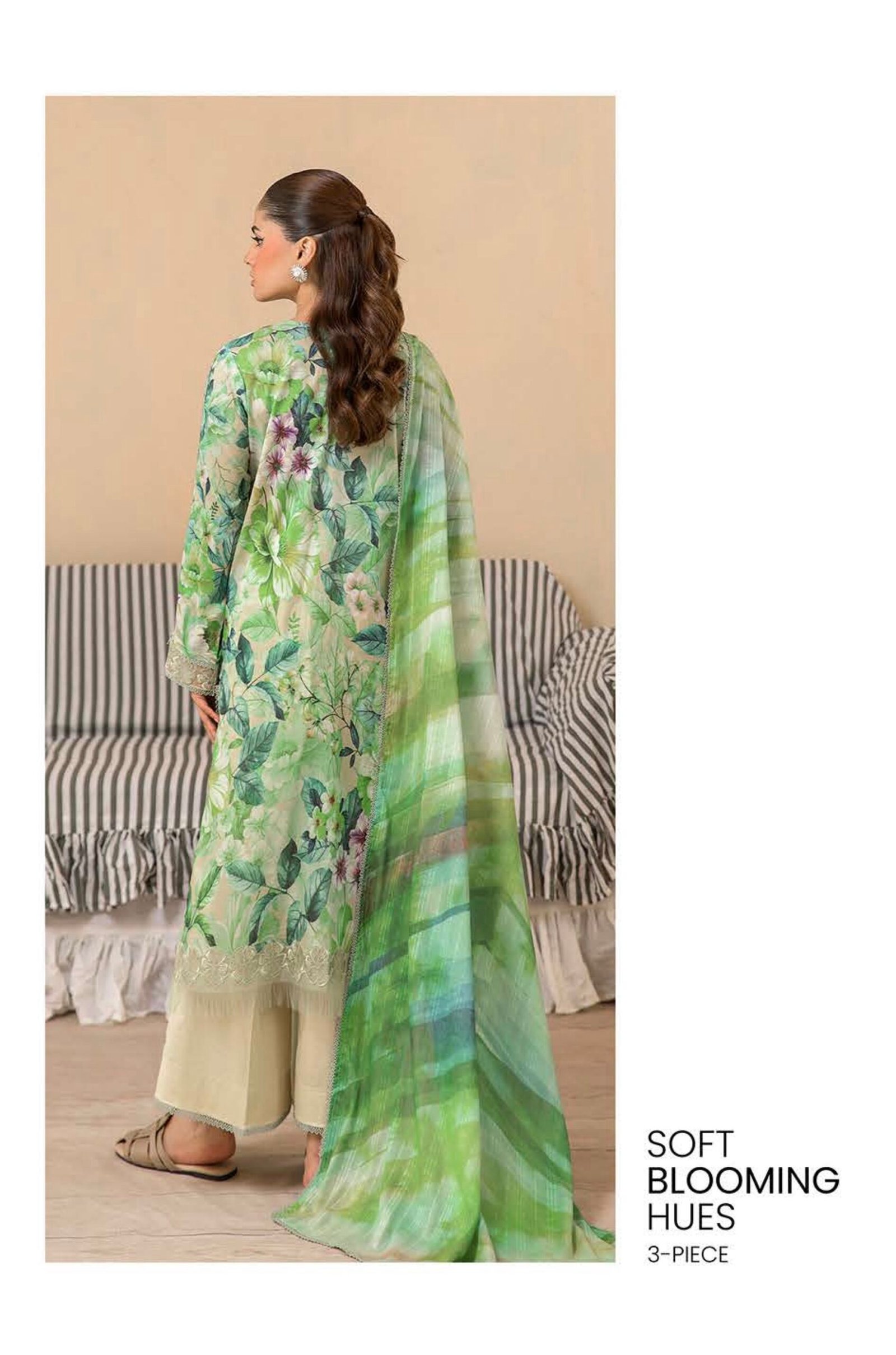 GULJEENA by Gull Jee - Unstitched 3-Piece Premium Embroidered Collection - A01 - Image 3