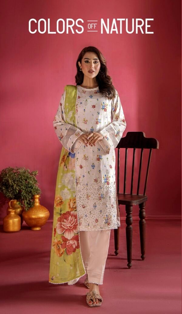 EVELYN by Gull Jee - Unstitched 3 Piece Embroidered collection' 25 VOLUME-01 - A03