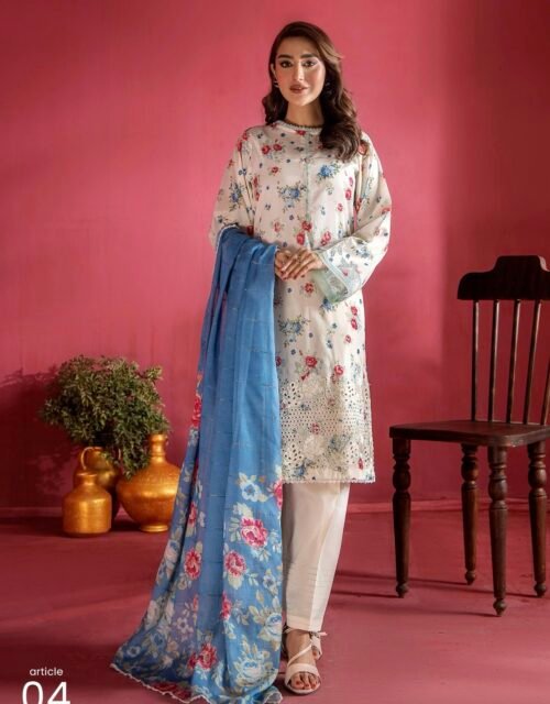 EVELYN by Gull Jee - Unstitched 3 Piece Embroidered collection' 25 VOLUME-01 - A04