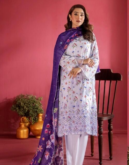 EVELYN by Gull Jee - Unstitched 3 Piece Embroidered collection' 25 VOLUME-01 - A06