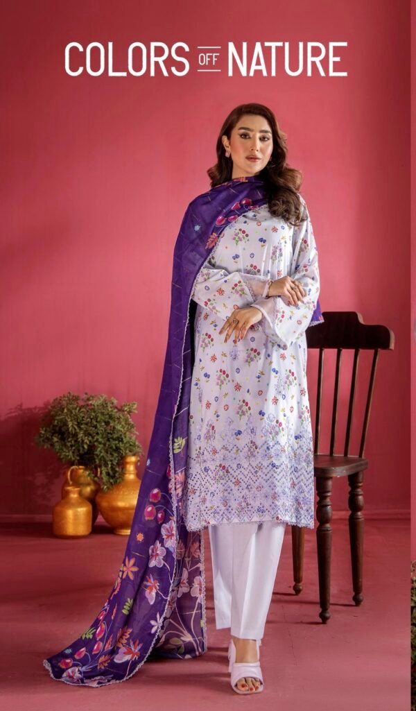EVELYN by Gull Jee - Unstitched 3 Piece Embroidered collection' 25 VOLUME-01 - A06