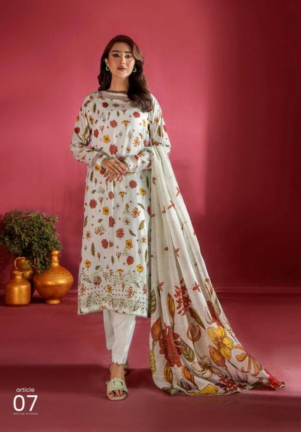 EVELYN by Gull Jee - Unstitched 3 Piece Embroidered collection' 25 VOLUME-01 - A07