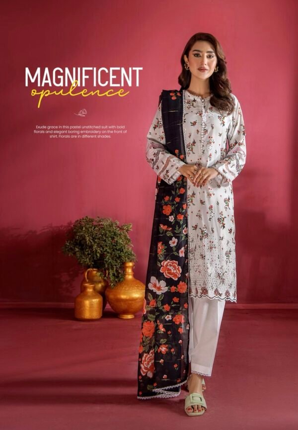 EVELYN by Gull Jee - Unstitched 3 Piece Embroidered collection' 25 VOLUME-01 - A08