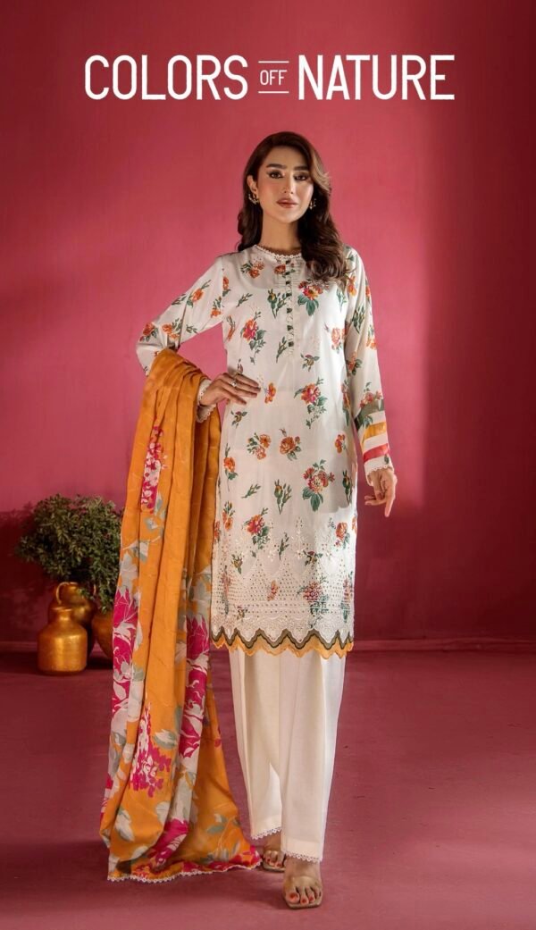 EVELYN by Gull Jee - Unstitched 3 Piece Embroidered collection' 25 VOLUME-01 - A09
