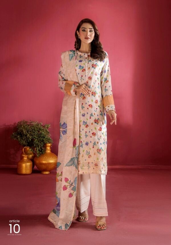 EVELYN by Gull Jee - Unstitched 3 Piece Embroidered collection' 25 VOLUME-01 - A10