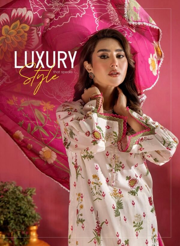 EVELYN by Gull Jee - Unstitched 3 Piece Embroidered collection' 25 VOLUME-01 - A11 - Image 3