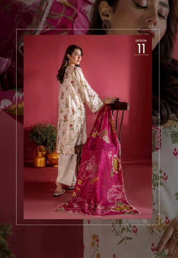 EVELYN by Gull Jee - Unstitched 3 Piece Embroidered collection' 25 VOLUME-01 - A11 - Image 2