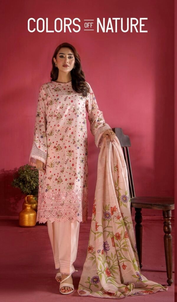 EVELYN by Gull Jee - Unstitched 3 Piece Embroidered collection' 25 VOLUME-01 - A12