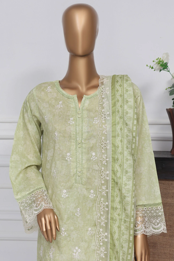 Amyrah By Sada Bahar Stitched 3 Piece Embroidered Festive Collection - Pista - Image 2