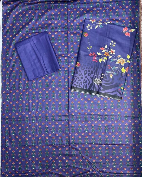 Al Karam Kasturi Printed Unstitched 3 Piece Lawn Collection 2025 - D3