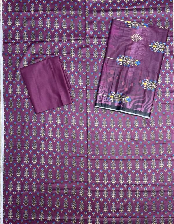 Al Karam Kasturi Printed Unstitched 3 Piece Lawn Collection 2025 - D4