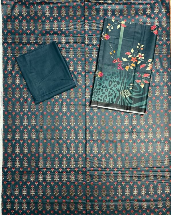 Al Karam Kasturi Printed Unstitched 3 Piece Lawn Collection 2025 - D5