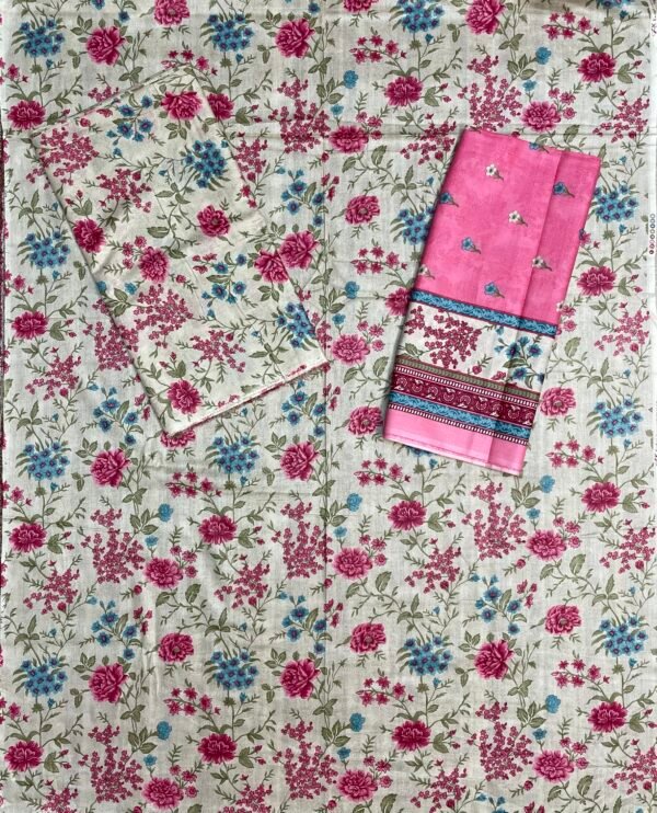 Al Karam Kasturi Printed Unstitched 3 Piece Lawn Collection 2025 - D11