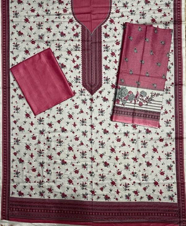 Al Karam Kasturi Printed Unstitched 3 Piece Lawn Collection 2025 - D14