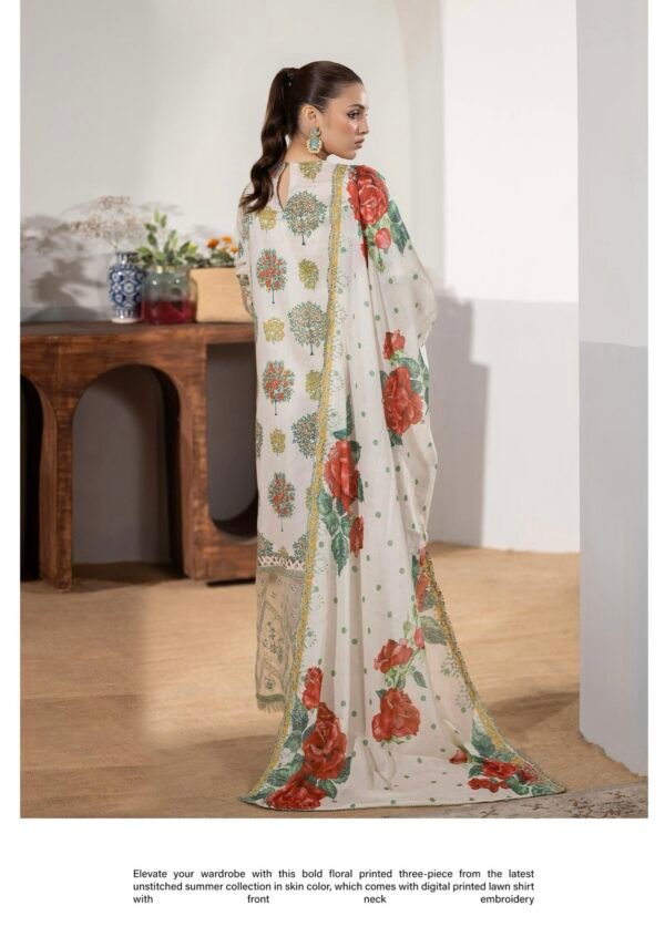 Premium MAHAJAL by GULL JEE - Unstitched 3 Piece Collection | VOL-03 - A02 - Image 2