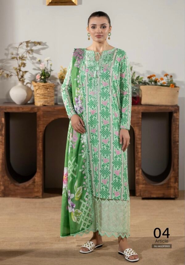 Premium MAHAJAL by GULL JEE - Unstitched 3 Piece Collection | VOL-03 - A04