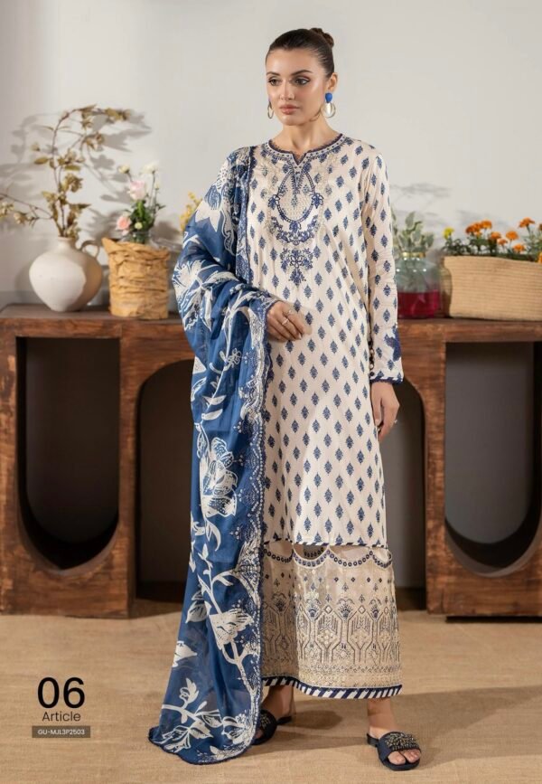 Premium MAHAJAL by GULL JEE - Unstitched 3 Piece Collection | VOL-03 - A06