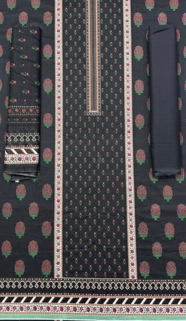 Bin Saeed Unstitched Digital Printed Summer Lawn Collection 2025 - D75