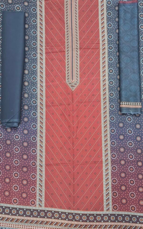 Bin Saeed Unstitched Digital Printed Summer Lawn Collection 2025 - D78