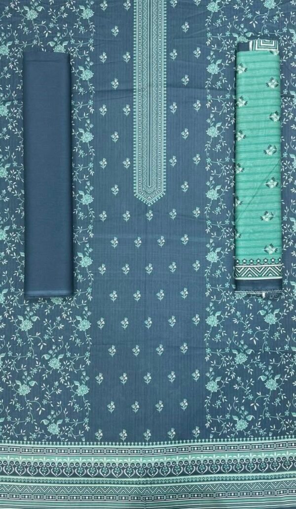 Bin Saeed Unstitched Digital Printed Summer Lawn Collection 2025 - D79