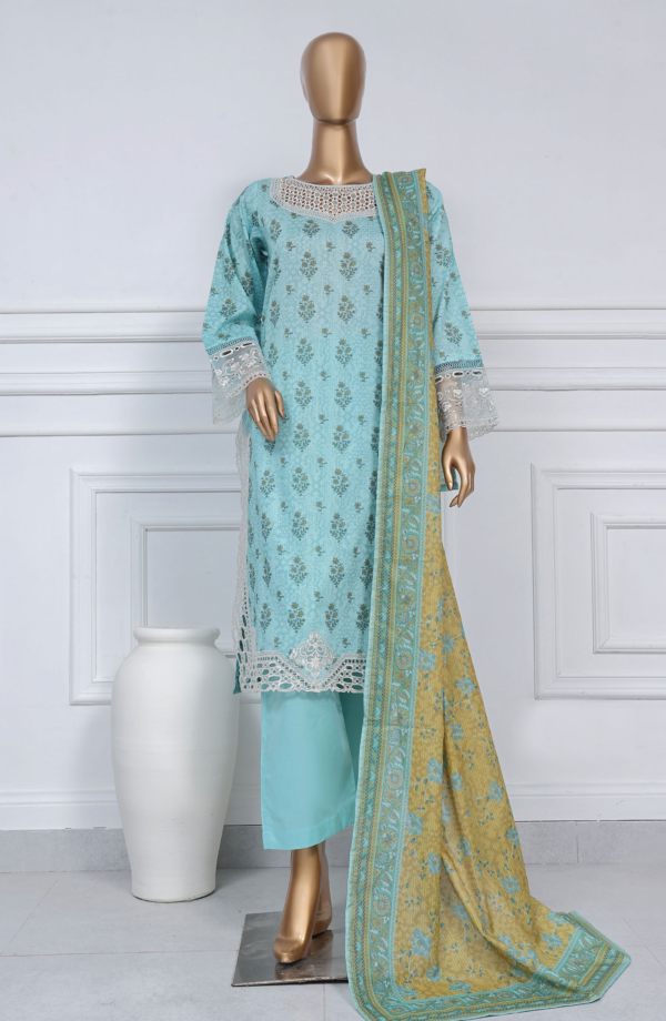 Sadabahar Luxury Cutwork Embroidered Lawn Stitched 3 Piece Collection - D08