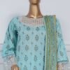 Sadabahar Luxury Cutwork Embroidered Lawn Stitched 3 Piece Collection - D08 - Image 2