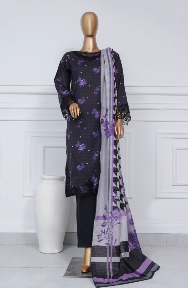 Sadabahar Luxury Cutwork Embroidered Lawn Stitched 3 Piece Collection - D06