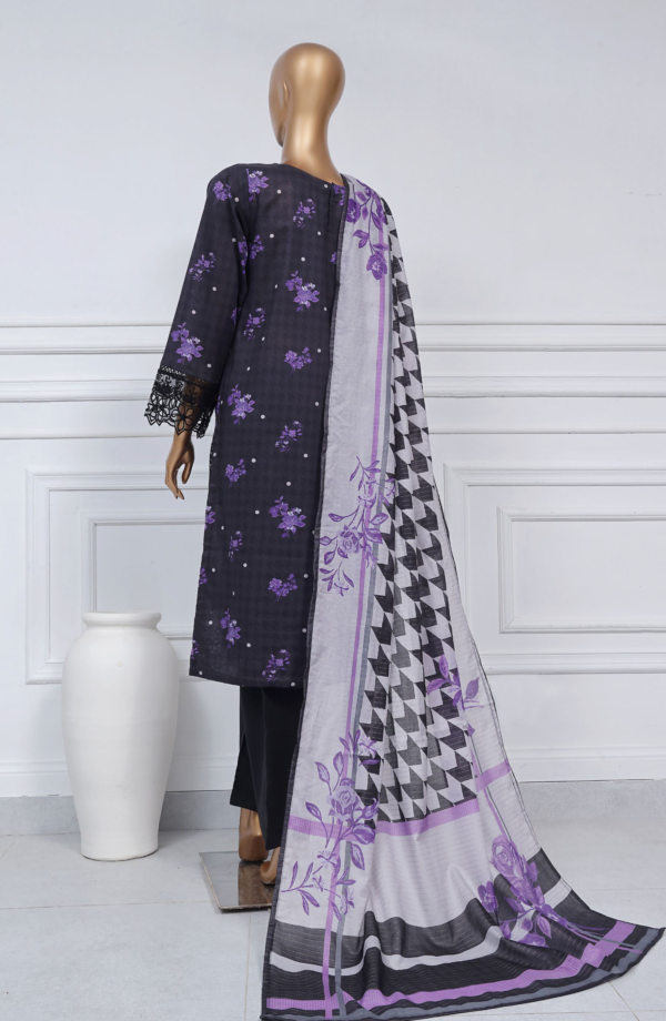Sadabahar Luxury Cutwork Embroidered Lawn Stitched 3 Piece Collection - D06 - Image 3