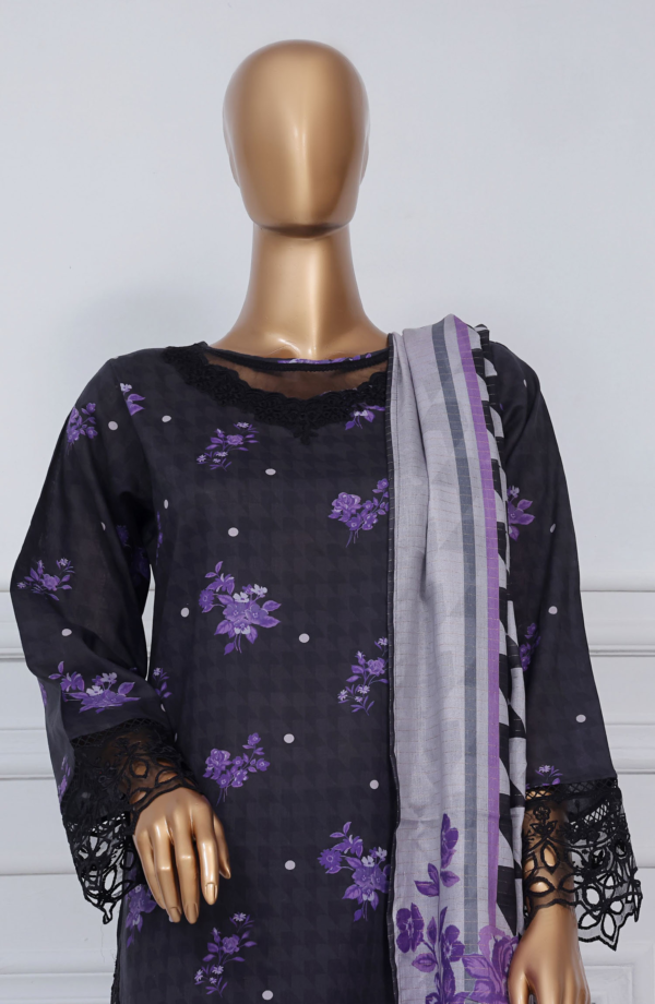 Sadabahar Luxury Cutwork Embroidered Lawn Stitched 3 Piece Collection - D06 - Image 2