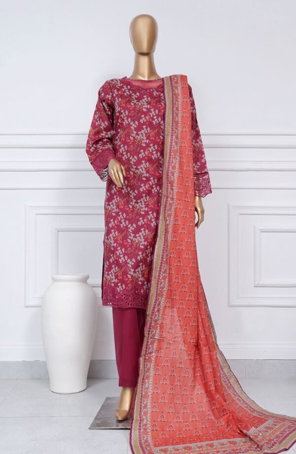 Sadabahar Luxury Cutwork Embroidered Lawn Stitched 3 Piece Collection - D05