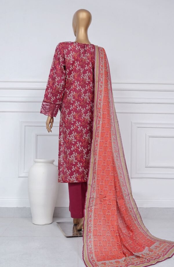 Sadabahar Luxury Cutwork Embroidered Lawn Stitched 3 Piece Collection - D05 - Image 3