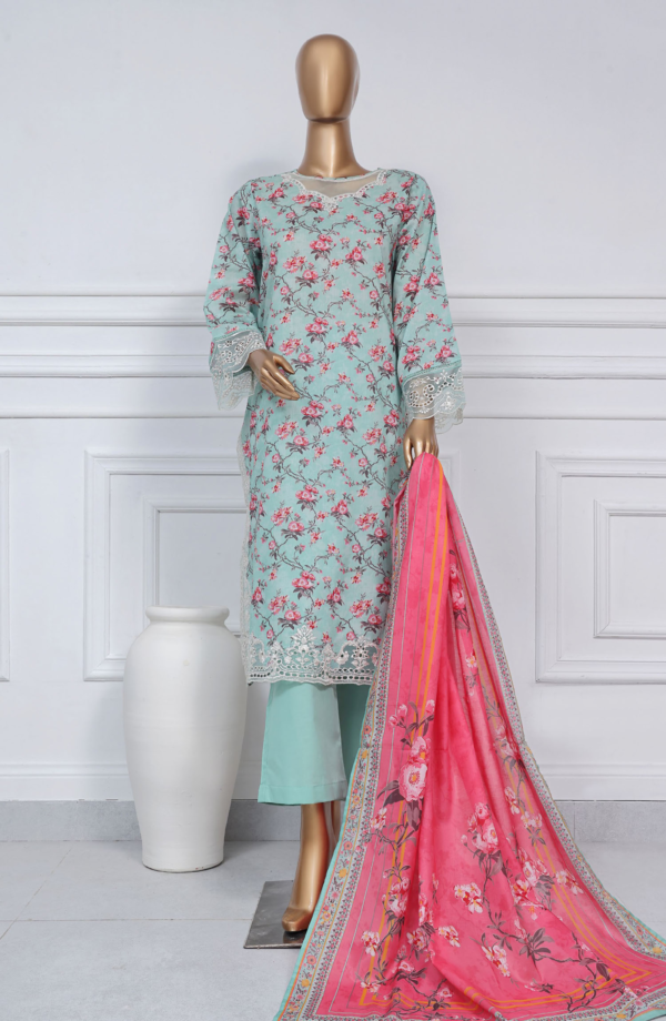 Sadabahar Luxury Cutwork Embroidered Lawn Stitched 3 Piece Collection - D04