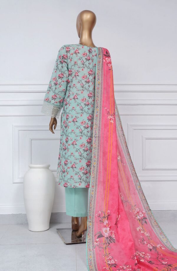 Sadabahar Luxury Cutwork Embroidered Lawn Stitched 3 Piece Collection - D04 - Image 3