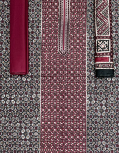 Bin Saeed Unstitched Digital Printed Summer Lawn Collection 2025 - D114