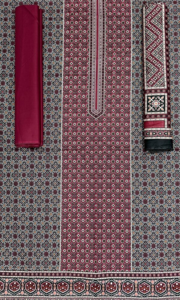 Bin Saeed Unstitched Digital Printed Summer Lawn Collection 2025 - D114