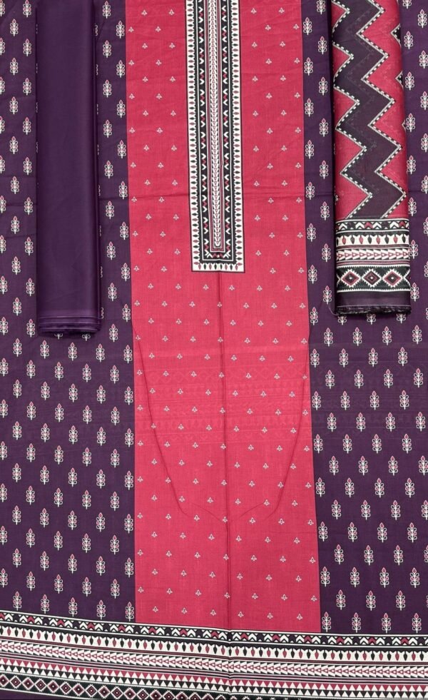 Bin Saeed Unstitched Digital Printed Summer Lawn Collection 2025 - D105