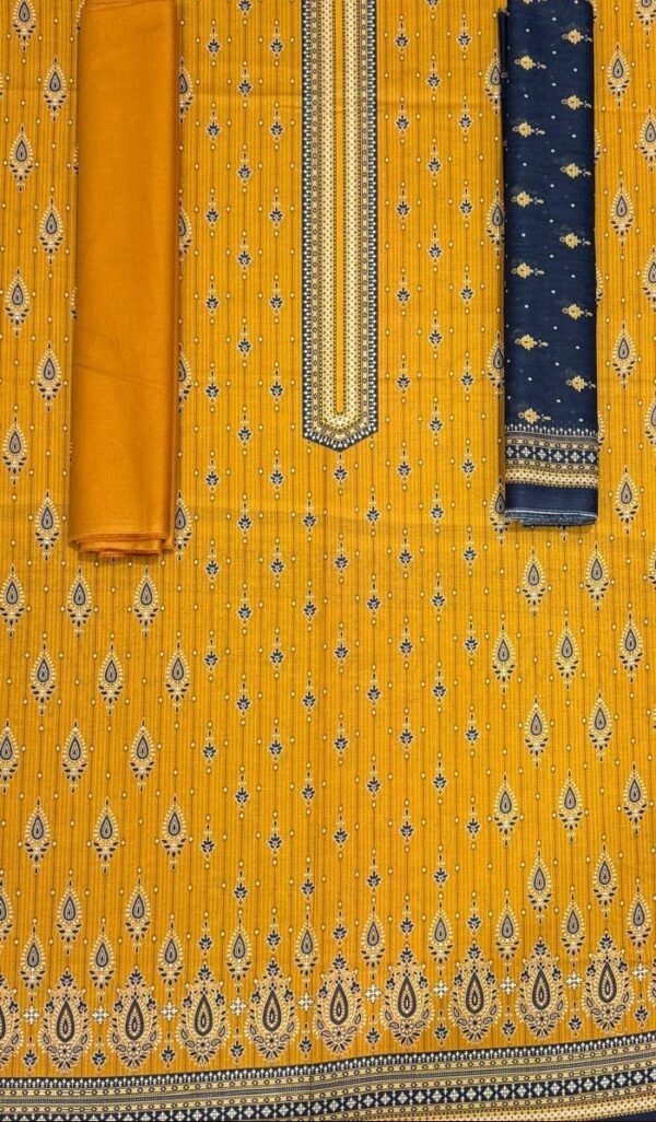 Bin Saeed Unstitched Digital Printed Summer Lawn Collection 2025 - D106
