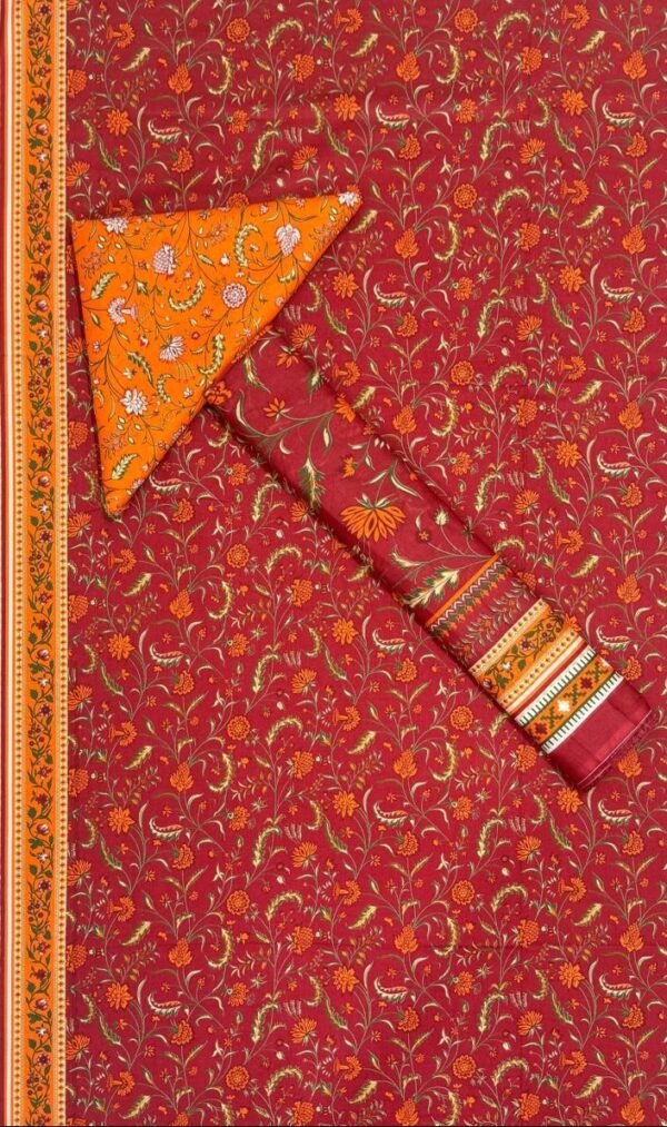 Bin Saeed Unstitched Digital Printed Summer Lawn Collection 2025 - D111
