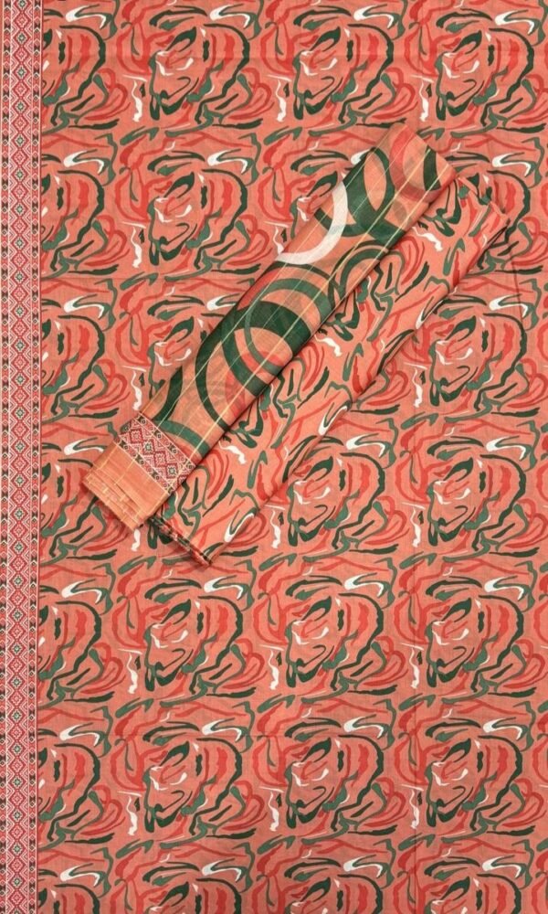 Bin Saeed Unstitched Digital Printed Summer Lawn Collection 2025 - D115