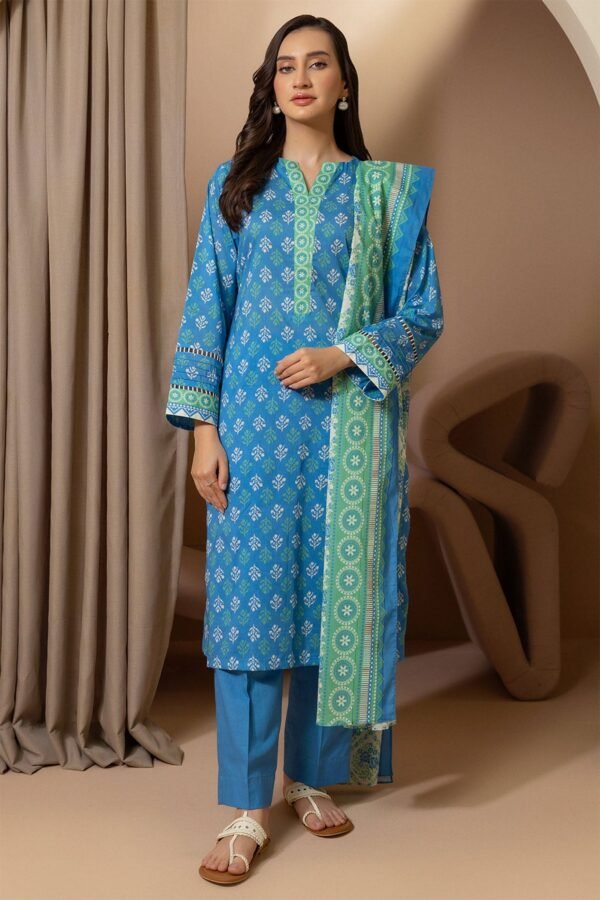 Zellbury Unstitched 3 Piece Printed Lawn Collection'2025 - D08