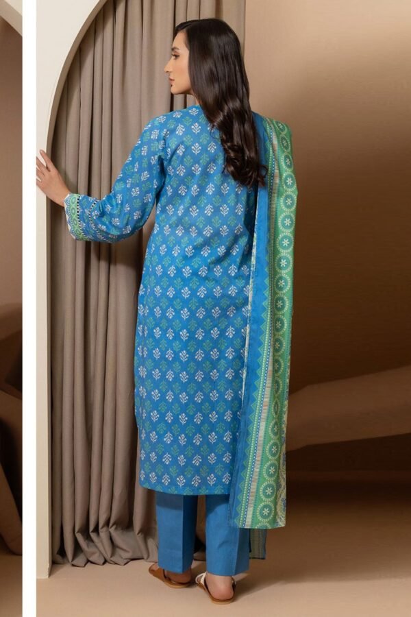 Zellbury Unstitched 3 Piece Printed Lawn Collection'2025 - D08 - Image 3