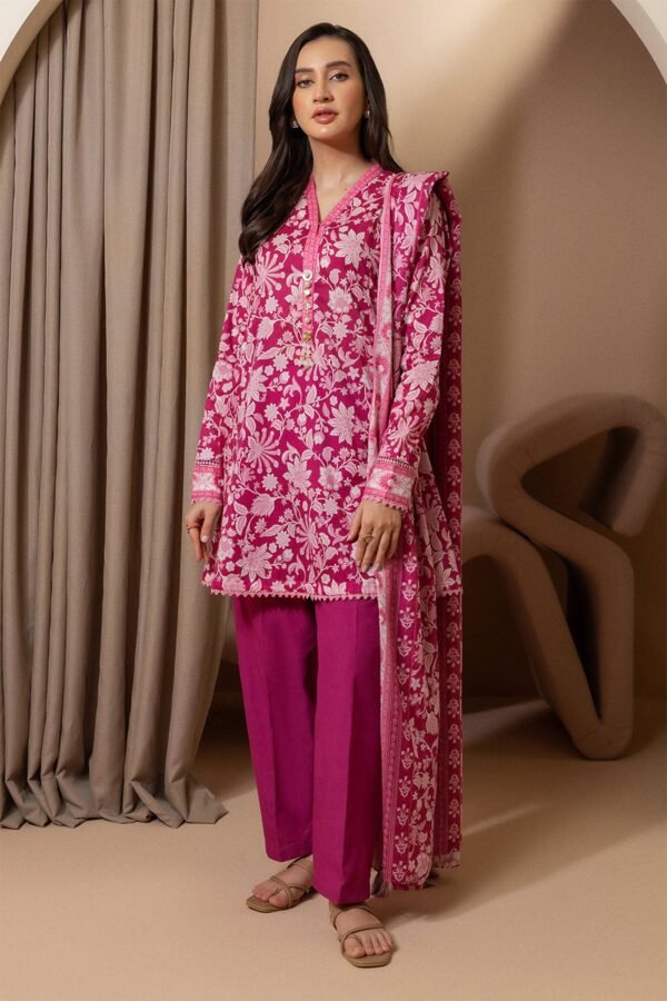 Zellbury Unstitched 3 Piece Printed Lawn Collection'2025 - D09
