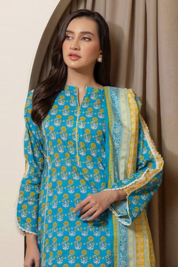 Zellbury Unstitched 3 Piece Printed Lawn Collection'2025 - D10 - Image 2